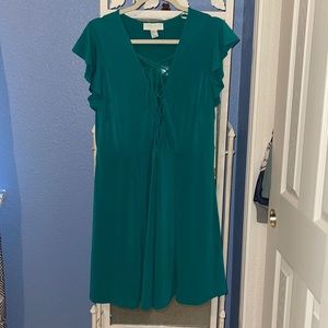 NWOT Knee length green dress